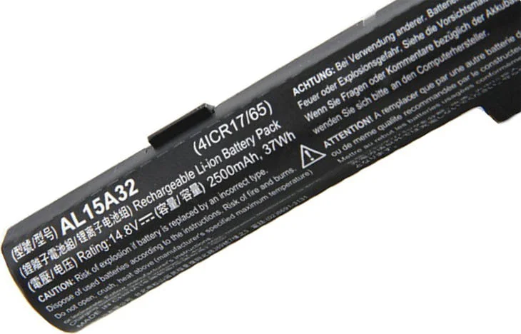 Батарея Acer Aspire E5-422, E5-472, E5-522;  AL15A32 - изображение 2