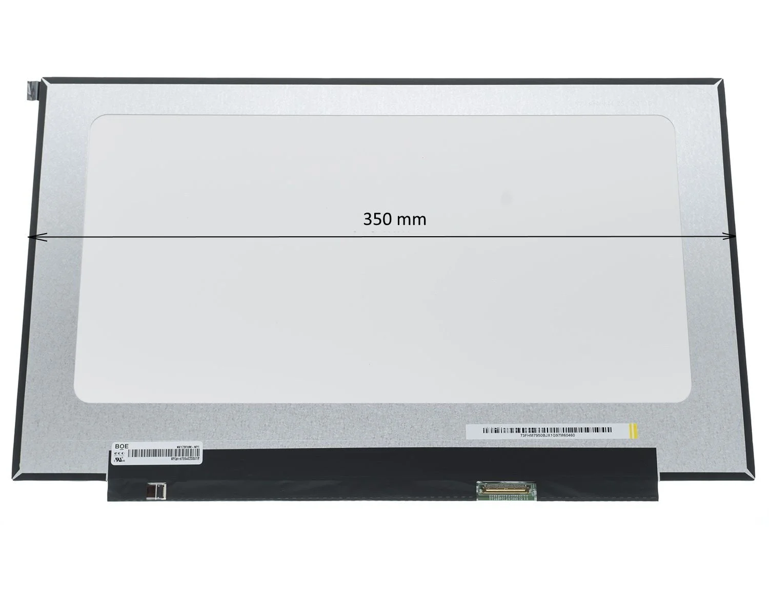 15.6_HD_1366x768_30pin(eDp)_narrow_без креплений_350mm - изображение 2
